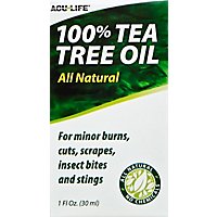 Acu-Life Tea Tree Oil 100% Ctn Ormd - Each - Image 2