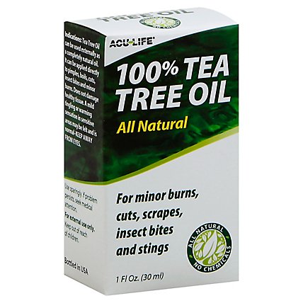Acu-Life Tea Tree Oil 100% Ctn Ormd - Each - Image 1