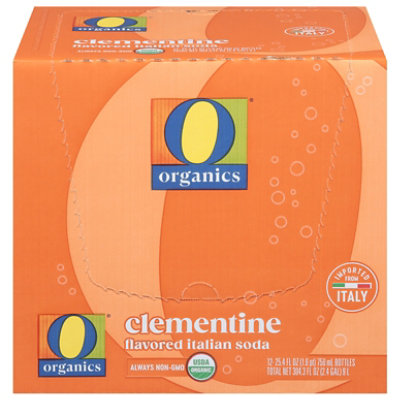 O Organics Soda Italian Clementine - Case - Image 1