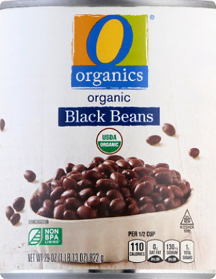 O Organics Beans Black - 29 Oz - Image 2