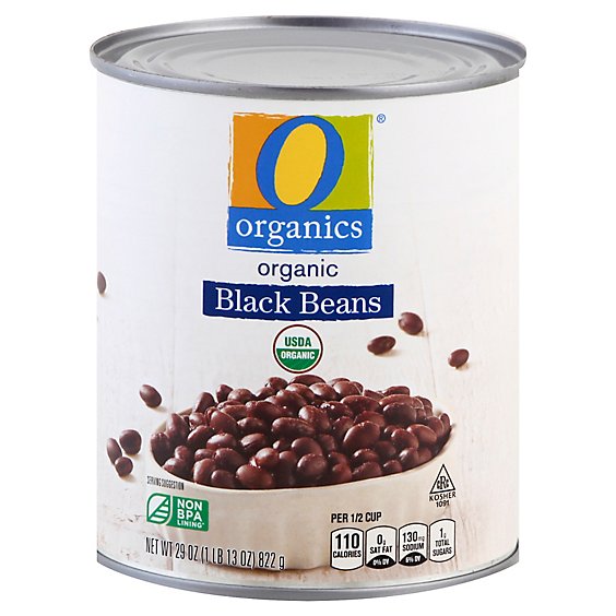 O Organics Beans Black - 29 Oz