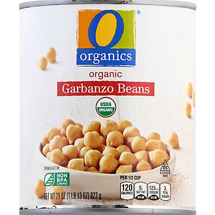 O Organics Beans Garbanzo - 29 Oz - Image 2