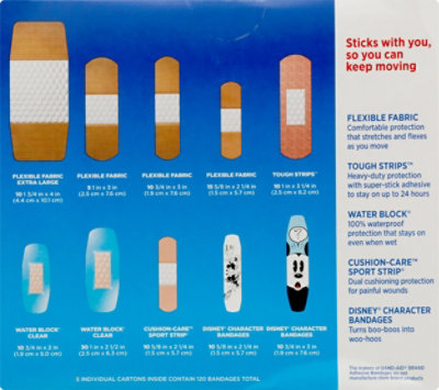Bandaid Brand Box-In-Box 5box Pack 120ct - 120 Count - Image 4