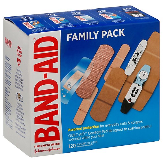 Bandaid Brand Box-In-Box 5box Pack 120ct - 120 Count