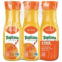 Tropicana Pure Premium 100% Orange No Pulp Chilled - 6-12 Fl. Oz. - Image 1