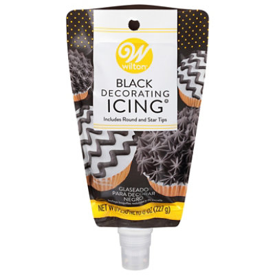 Wltn Black Pouch With Tips Icing - 8 Oz - Image 3