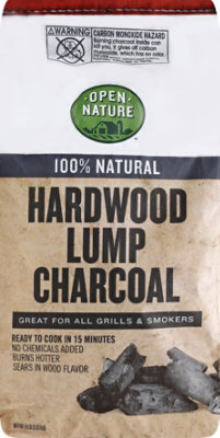 Open Nature Charcoal Hardwood Lump - 8 Lb - Image 2