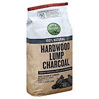 Open Nature Charcoal Hardwood Lump - 8 Lb - Image 1