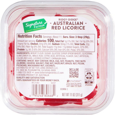 Signature Farms Ridgy Didge Aus Red Licorice - 11 Oz - Image 2