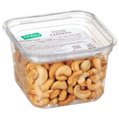 Signature Farms Roasted & Salted Cashews - 10 Oz - Image 1