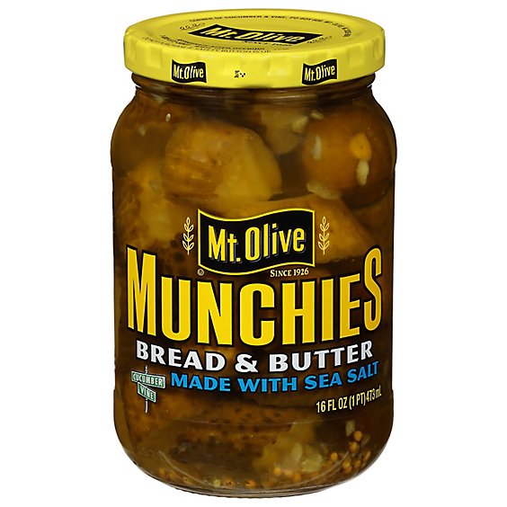 Mt Olive Bread & Butter Munchies - 16 Fl. Oz.