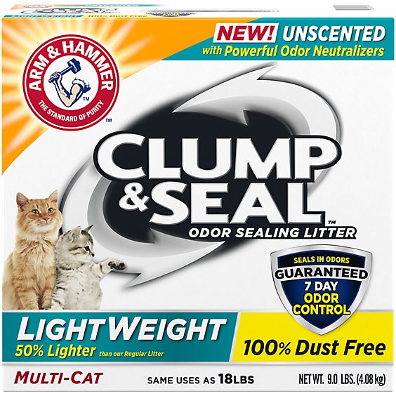 Arm & Hammer Multi-Cat Clump and Seal Lightweight Cat Litter Arm & Hammer Multi-Cat Clump and Seal Lightweight Cat Litter