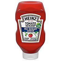 Heinz Tomato Ketchup with No Sugar Added Bottle - 29.5 Oz - Image 5