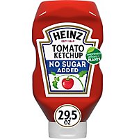 Heinz Tomato Ketchup with No Sugar Added Bottle - 29.5 Oz - Image 1