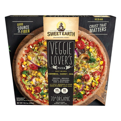 PITENAUGHT イタズラ同盟シリーズ　5個セット Sweet Earth Pizza Veggie Lovers Frozen - 14 Oz - tomthumb