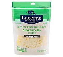 Lucerne Cheese Mozzarella Thick Cut Shredded - 8 Oz
