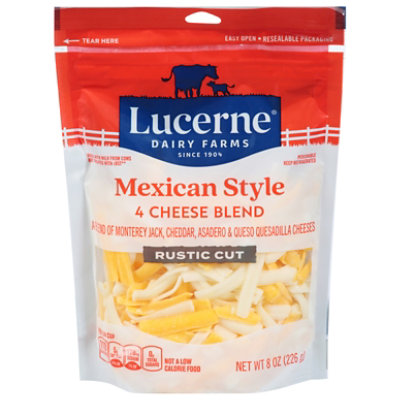 Lucerne Cheese Mexican Blend Thick Cut Shredded- 8 Oz - Image 2