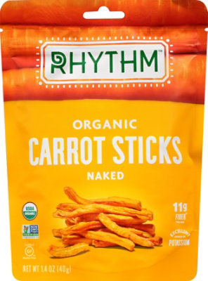 Rhythm Organic Carrot Sticks Naked - 1.4 Oz - Image 2