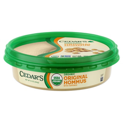 Cedars Hommus Organic Original Tub - 10 Oz - Image 2