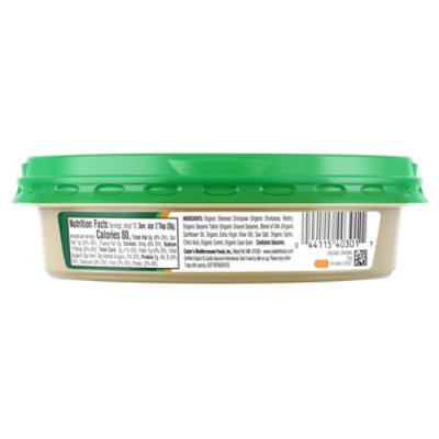 Cedars Hommus Organic Original Tub - 10 Oz - Image 7