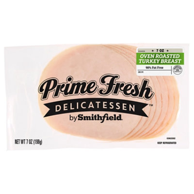 Smithfield Prime Fresh Oven Roasted Pre-Sliced Turkey Breast - 8 Oz