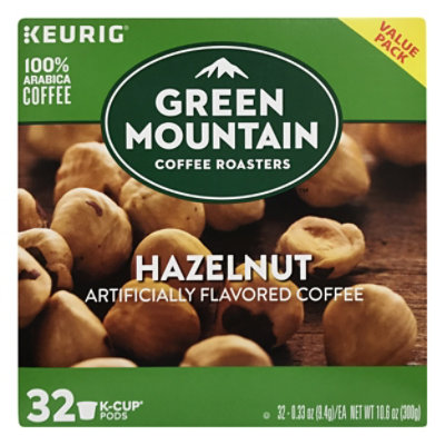 Green Mountain Coffee Roasters Hazelnut Light Roast Coffee K Cup Pods - 32 Count - Image 1