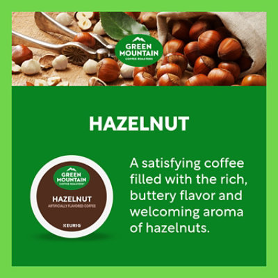 Green Mountain Coffee Roasters Hazelnut Light Roast Coffee K Cup Pods - 32 Count - Image 2