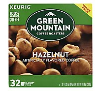 Green Mountain Coffee K Cup Pods Light Roast Hazelnut - 32-0.33 Oz