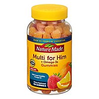 Nature Made Dietary Supplement Gummies Adult Multivitamin For Him Bottle - 150 Count - Image 1