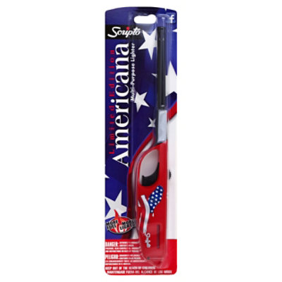 Scripto Lighter Multi-Purpose Americana Limited Edition Blister Pack - Each - Image 1