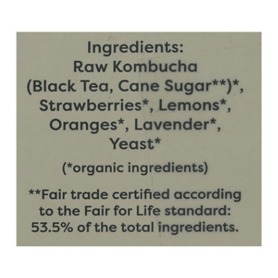 Boochcraft Strawberry Lemonade Hard Kambucha in Cans - 72 Fl. Oz. - Image 5