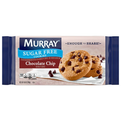 MURRAY Cookies Sugar Free Chocolate Chip With Extra Cookies Bag - 8.8 Oz - Image 1