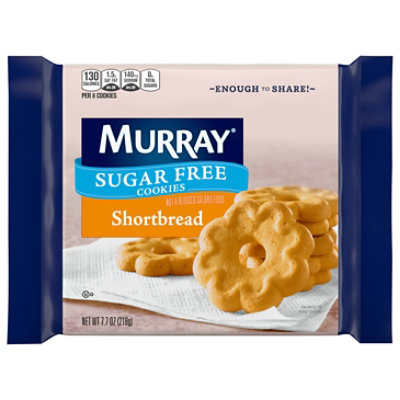 MURRAY Cookies Sugar Free Shortbread With Extra Cookies Bag - 7.7 Oz - Image 3