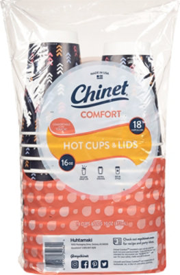 Chinet Comfort Cup Insulated Cups And Lids - 18 Count - Image 4