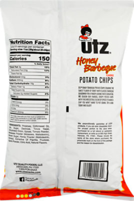 Utz Potato Chips Honey Bbq - 7.5 Oz - Image 6