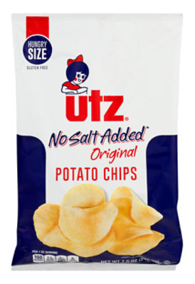 Utz Potato Chips No Salt - 7.5 Oz - Image 3