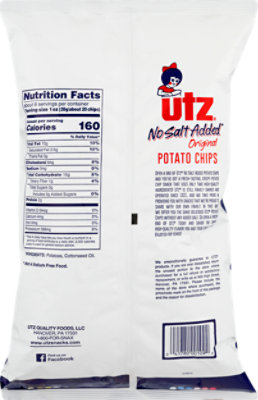 Utz Potato Chips No Salt - 7.5 Oz - Image 6