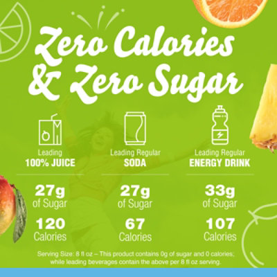 Crystal Light Liquid Tropical Paradise Punch Naturally Flavored Drink Mix with Caffeine - 1.62 Fl. Oz. - Image 2