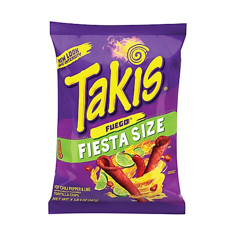 Takis Fuego Hot Chili Pepper & Lime Rolled Tortilla Chips - 20 Oz