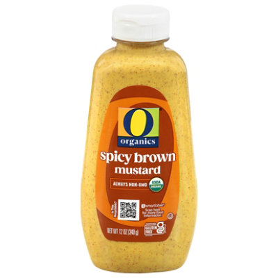 O Organics Organic Mustard Spicy Brown Bottle - 12 Oz