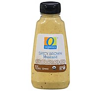 O Organics Organic Mustard Spicy Brown Bottle - 12 Oz