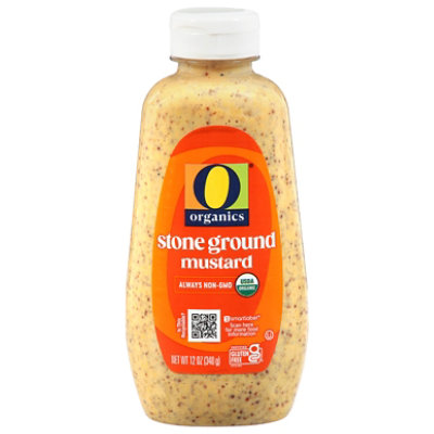 O Organics Organic Mustard Stone Ground Bottle - 12 Oz
