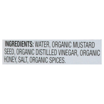 O Organics Organic Mustard Honey Dijon Bottle - 12 Oz - Image 4