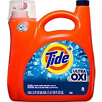 Tide Plus Ultra Oxi HE Compatible Liquid Laundry Detergent 89 Loads - 138 Fl. Oz. - Image 2