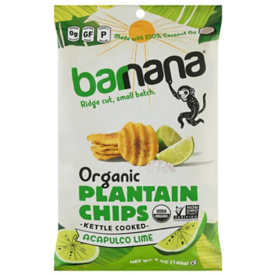 Barnana Chips Plantain Lime Acapu - 5 Oz - Image 3