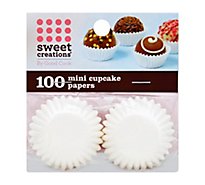 GoodCook Sweet Creations Cupcake Ppr Mini Wht - 100 Count