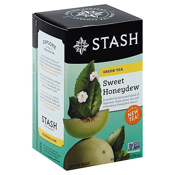 Stash Tea Tea Green Sweet Honeydew - 18 Bag