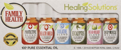 Healing Solutions Familiy Health 6 Aromatherapy Set - Each - Image 2