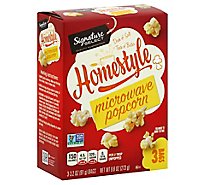 Signature SELECT Snack Popcorn Homestyle Bag - 3-3.2 Oz