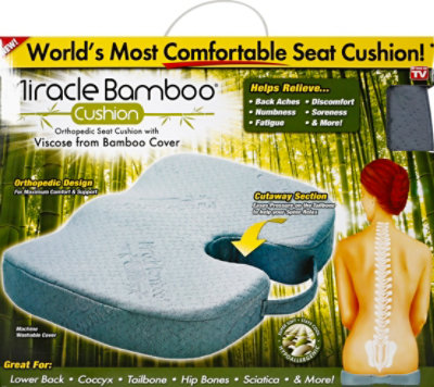 Back Support Corrector Miracle Orthopedic Bamboo Cushion Comfort Seat Pillow  Car